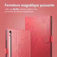 imoshion Coque tablette Samsung Galaxy Tab S9 11.0 pouces / S10 Lite / S10 FE / S9 FE 10.9 pouces - Rouge