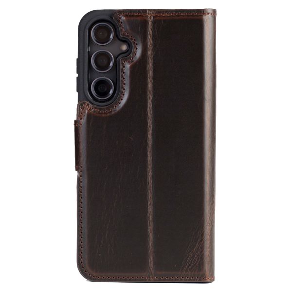 Wachikopa Étui de téléphone portefeuille Magic 2-in-1 Samsung Galaxy S24 - Dark Brown