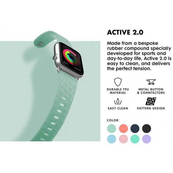 Laut Active 2.0 Apple Watch Series 1-10 / SE / Ultra (2) - 42/44/45/46/49 mm - Mint