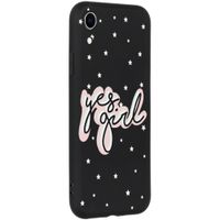 Coque design Color Apple iPhone Xr - Yes Girl