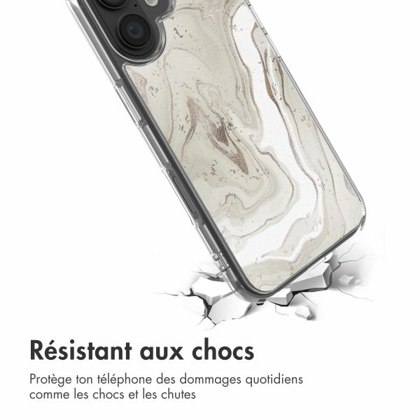 imoshion Coque Design Apple iPhone 16 - Sandy Marble