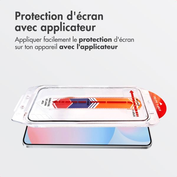 Accezz Protecteur d’écran en verre trempé + Applicateur Samsung Galaxy S24 FE