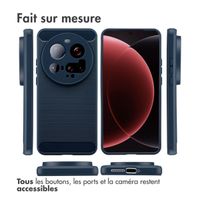 imoshion Coque Brushed Xiaomi 15 Ultra - Bleu foncé