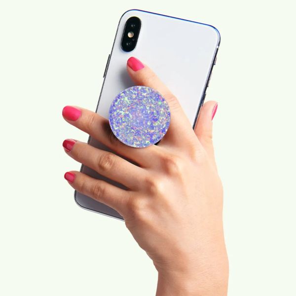 PopSockets PopGrip - Amovible - Iridescent Confetti Ice Purple