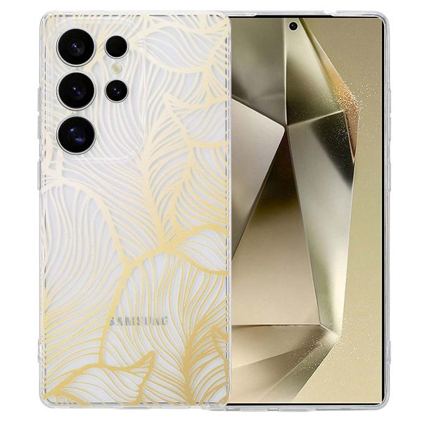 imoshion Coque Design Samsung Galaxy S25 Ultra - Golden Leaves