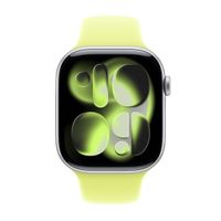 Apple Bracelet Sport Apple Watch Series 1 - 9 / SE (38/40/41 mm) | Series 10 / 11 (42 mm) - Taille M/L - Neon Yellow