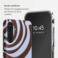 Selencia Coque arrière Vivid Samsung Galaxy S25 - Dream Swirl Chocolate