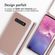 imoshion ﻿Coque en silicone avec cordon Samsung Galaxy S10 Plus - Sand Pink