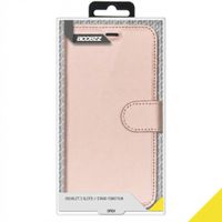 Accezz Étui de télephone Wallet Samsung Galaxy S21 Plus - Rose Doré