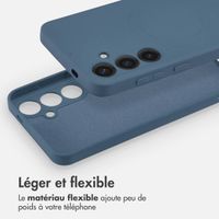 imoshion Coque Couleur avec MagSafe Samsung Galaxy S24 Plus - Bleu foncé