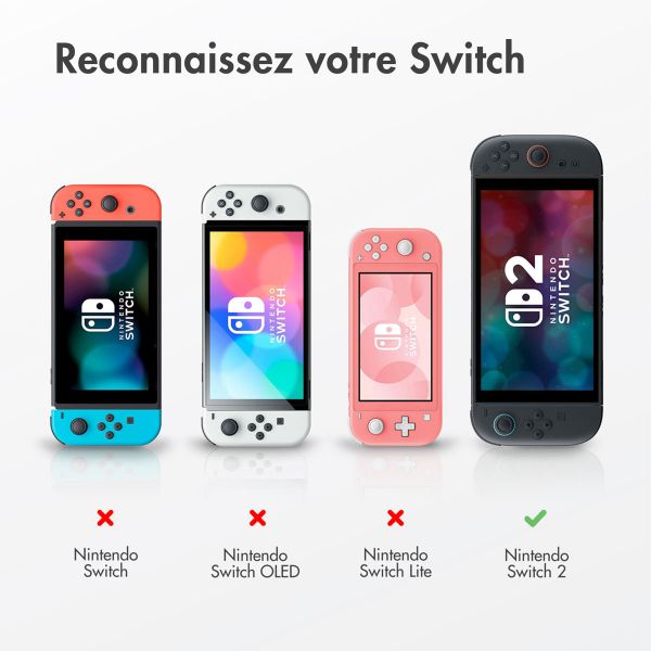 imoshion Volants Joy-Con Nintendo Switch 2 – Set de 2 – Bleu / Rouge