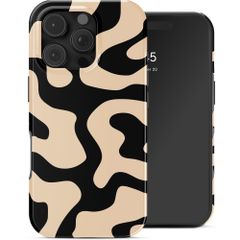 Selencia Coque arrière Vivid Apple iPhone 16 Pro - Art Wave Black