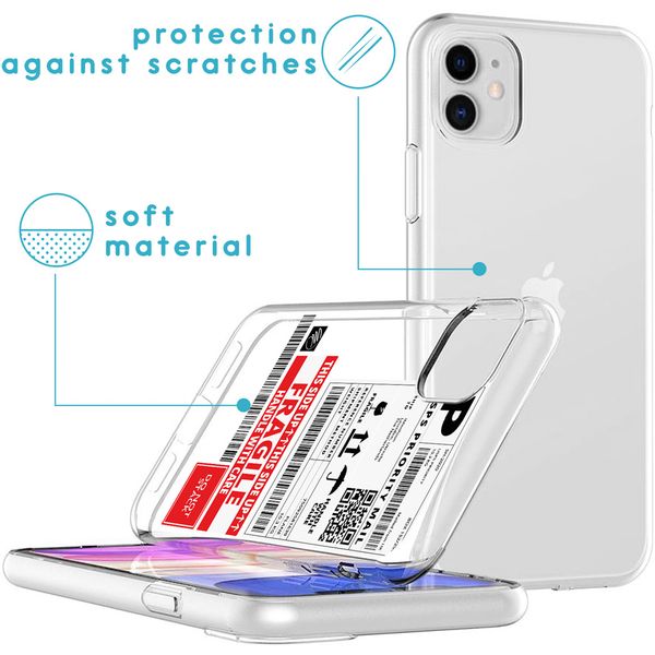 imoshion Coque Design iPhone 11 - Étiquette