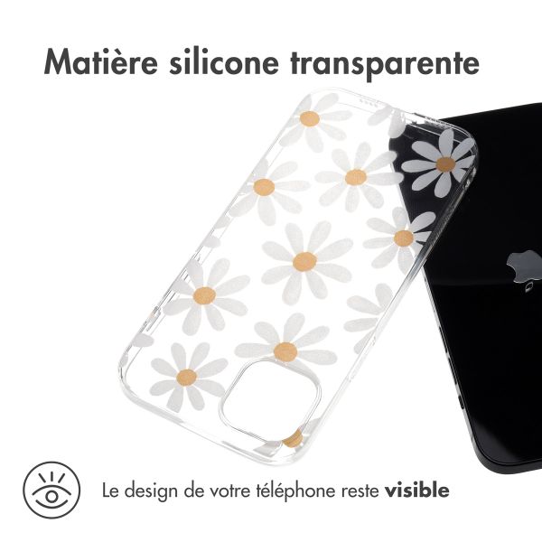 imoshion Coque Design iPhone 15 Plus - Daisy flower