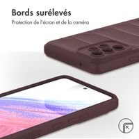 imoshion Coque arrière EasyGrip Samsung Galaxy A53 - Aubergine