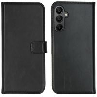 Selencia Étui de téléphone portefeuille en cuir véritable Samsung Galaxy A15 (5G/4G) - Noir