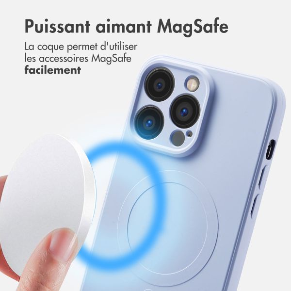 imoshion Coque Couleur avec MagSafe Apple iPhone 14 Pro Max - Lila