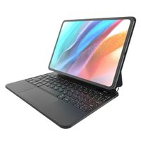 Fixed Typee Coque clavier QWERTY Apple iPad 11 (2025) 11 pouces A16  / iPad 10 (2022) 10.9 pouces - Noir