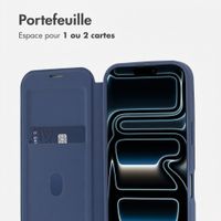imoshion Bookcase transparente avec MagSafe Apple iPhone 17 Pro Max - Bleu