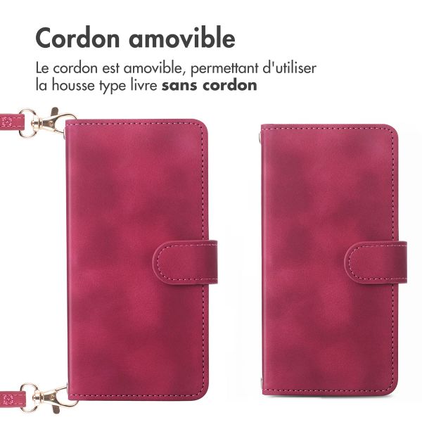 imoshion Etui de télephone portefeuille avec cordon Apple iPhone 16 - Rood