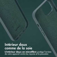 Accezz Étui de téléphone portefeuille en cuir 2-en-1 avec MagSafe Apple iPhone 15 - Cedar Green