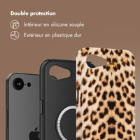Selencia Coque arrière Vivid avec MagSafe Apple iPhone 16e - Wild Leo