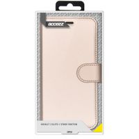 Accezz Étui de téléphone Wallet iPhone 12 Pro Max - Dorée