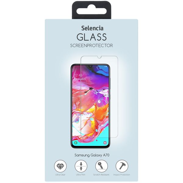 Selencia Protection d'écran en verre trempé Samsung Galaxy A70