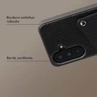 Selencia Coque Riva avec porte-cartes Samsung Galaxy A37 (5G) - Noir