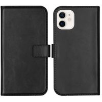 Selencia Étui de téléphone portefeuille en cuir véritable Apple iPhone 12 Mini
