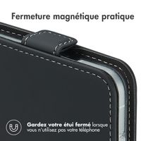 Accezz Étui à rabat Samsung Galaxy S25 Edge - Noir