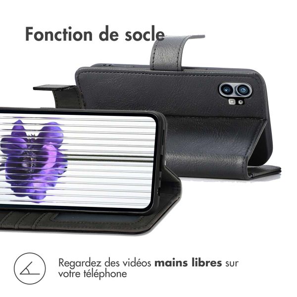 imoshion Étui de télephone portefeuille Nothing Phone (1) - Noir