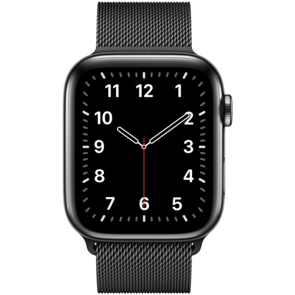 Apple Bracelet à boucle Milanais Apple Watch | 44/45/46/49 mm - Space Black