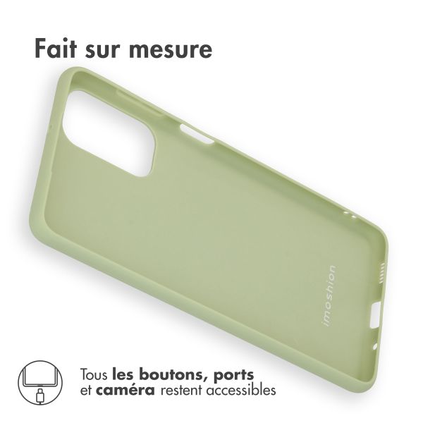 imoshion Coque Couleur Samsung Galaxy M52 - Olive Green