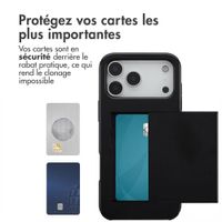 imoshion Coque arrière avec porte-cartes Apple iPhone 17 Pro Max - Noir