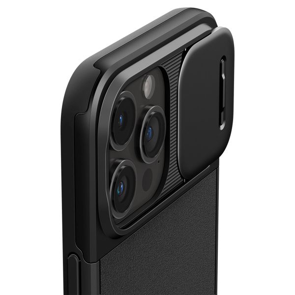 Spigen ﻿Optik Armor MagSafe iPhone 15 Pro Max - Noir