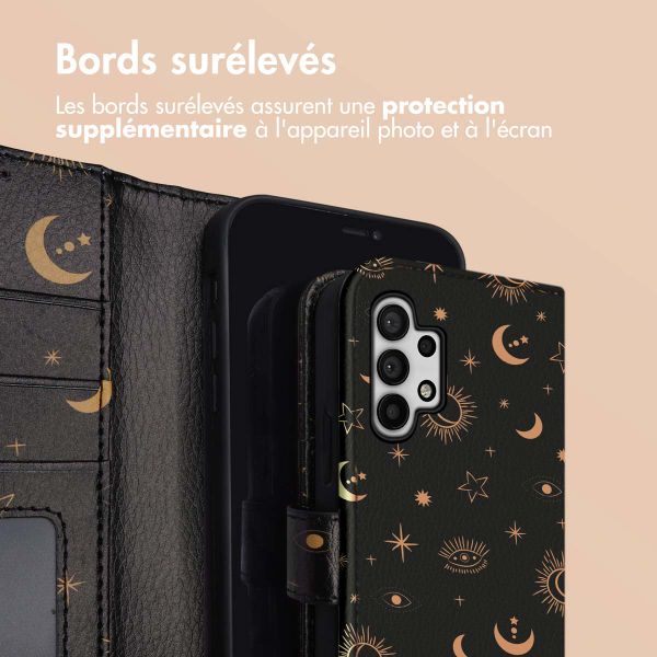 imoshion Étui de télephone portefeuille Design Samsung Galaxy A32 (5G) - Sky Black