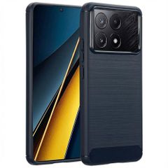 imoshion Coque Brushed Xiaomi Poco X6 Pro - Bleu foncé