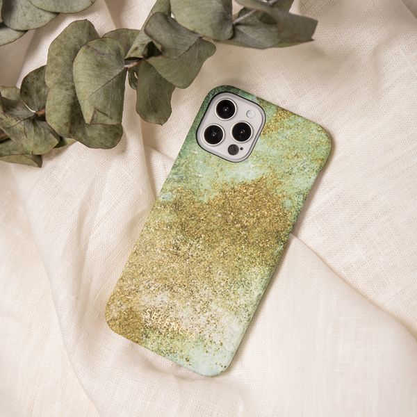 Selencia Coque Maya Fashion iPhone Xs / X - Green Nature