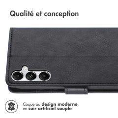 imoshion Étui de télephone portefeuille Samsung Galaxy S25 Plus - Noir