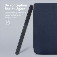 imoshion Slim Soft Sleepcover Kobo Clara 2E / Tolino Shine 4 - Bleu foncé