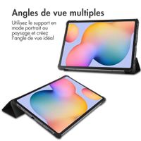 imoshion Coque tablette Trifold Samsung Galaxy Tab S6 Lite / Tab S6 Lite (2022) / Tab S6 Lite (2024) - Noir