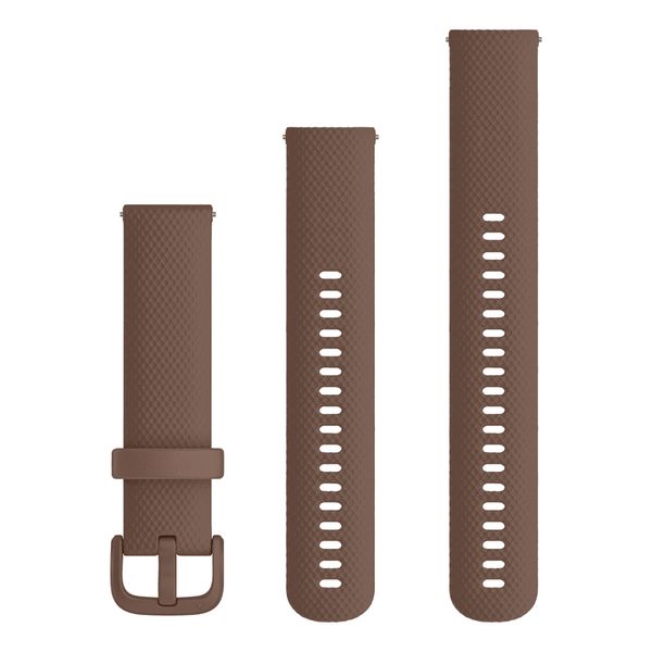 Garmin Bracelet silicone  - Connexion Garmin 20 mm - Cocoa