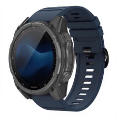 imoshion Bracelet QuickFit® Stripe en silicone  - Connexion Garmin 26 mm - Bleu foncé