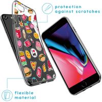 imoshion Coque Design iPhone SE (2022 / 2020) / 8 / 7 - Allover fastfood