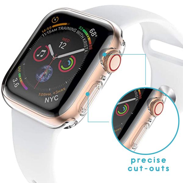 imoshion Coque souple à couverture complète Apple Watch Series 7 / 8 / 9 - 41 mm - Transparent