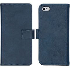 imoshion Étui de télephone portefeuille de luxe Apple iPhone SE (2016) / 5 / 5s - Bleu foncé