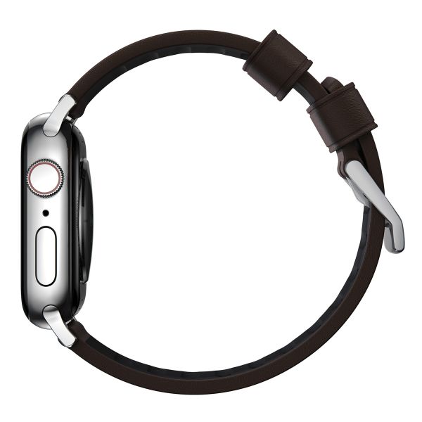 Nomad Bracelet Active Pro Apple Watch Series 1 á 10 / SE / Ultra (2) (44/45/46/49 mm) - Marron/Argent