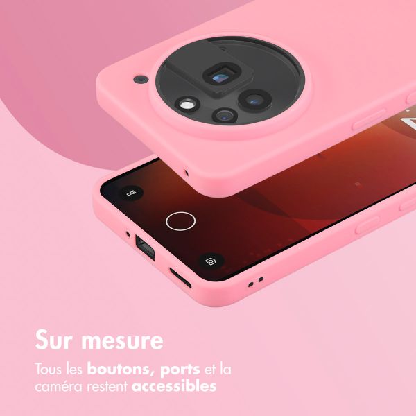 imoshion Coque Couleur Nothing Phone (3a) Pro - Bubblegum Pink