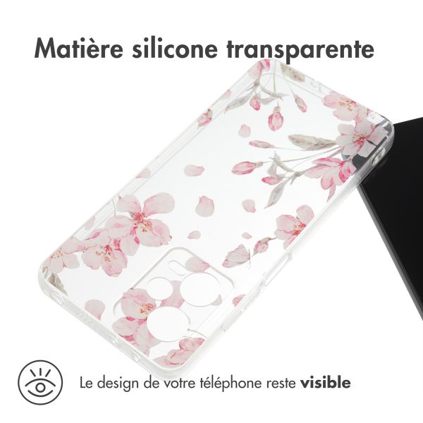 imoshion Coque Design Xiaomi Redmi Note 12 Pro (5G) - Blossom Watercolor
